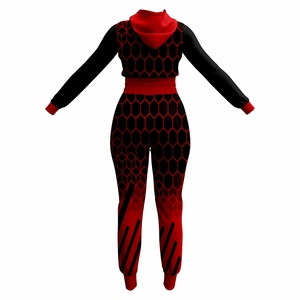 เสื้อวอร์มครอปของผู้หญิงทันสมัยปรับแต่งได้ใส่สบายพิมพ์ลายเป็นมิตรกับสิ่งแวดล้อมสำหรับฤดูหนาว - Product Image 4