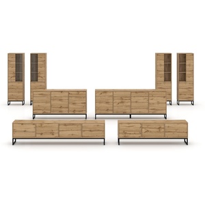 Credenza Moderna Verde Salvia con 3 Cassetti e 3 Ante per Camera da Letto, Cucina, Soggiorno e Sala da Pranzo - Product Image 4