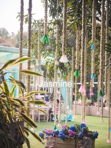 พวงดอกไม้มะลิแบบสายพวงมาลัยตกแต่งงานแต่งงานดอกไม้มุสลิมตกแต่งงานแต่งงานตกแต่งงานอีเวนต์ไอเดียเวทีดอกไม้ฉากหลัง - Product Image 3