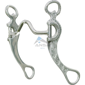 Premium Western AL Gravé Med Port Show Bit Durable Horse Riding Training & Show Equipment Prix de gros Fournisseur en vrac - Product Image 3