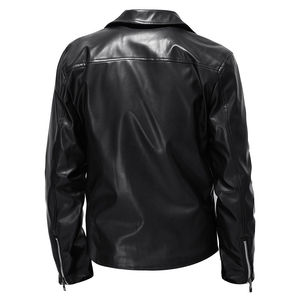 Abrigo de cuero personalizado de alta calidad para hombre transpirable impermeable hecho a mano abrigos de cuero personalizados más populares para hombre - Product Image 4