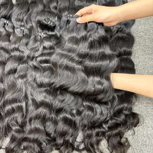 Extensiones de Cabello Humano Virgen Vietnamita Natural Liso de Alta Calidad, Doble Trama, Súper Doble Extracción, Todo Tipo - Product Image 2