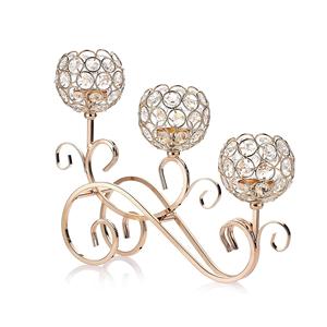 Candelabro de Hierro Negro en Oferta, Portavelas Decorativo para Decoración de Mesa de Boda y Decoración del Hogar - Product Image 1