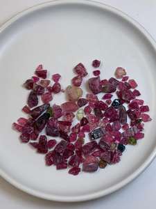 Tourmaline afghane naturelle non traitée, cristal multicolore, pierre précieuse en vrac, fabrication de bijoux, collection de minéraux de guérison, pierre précieuse brillante - Product Image 6