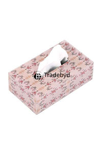 Porta Cajas de Pañuelos Decorativo de Madera Cuadrada con Esmalte Impreso, Ecológico, para Interiores de Primera Calidad, de Tradebyd - Product Image 6