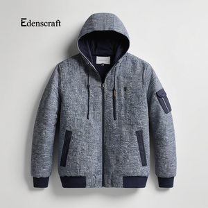 100% coton hommes veste chaud léger respirant moderne confortable vêtements d'hiver coupe décontractée vêtements d'extérieur durables - Product Image 5