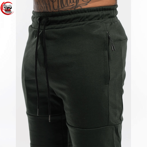 Personnalisé hommes de haute qualité 100% coton Gym Shorts couleur unie Fitness Sports course Gym Wear Vintage élastique Anti-rides - Product Image 1