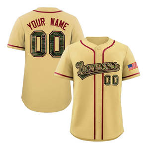 Última venta al por mayor de calidad superior personalizada sublimación béisbol Jersey 100% poliéster en blanco Softball Jersey botón completo camisetas - Product Image 1