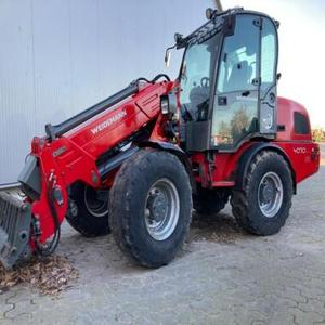รถตักล้อยางแบบมีข้อต่อ Telescopic Weidermann 4070 CX100 พร้อมเครื่องยนต์และปั๊มแรงบิดสูงสำหรับขาย - Product Image 2