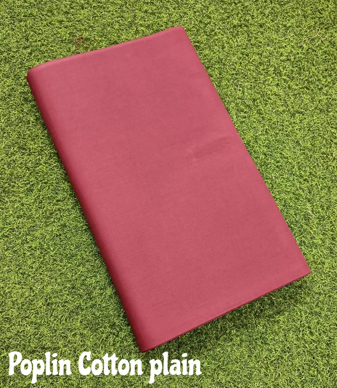 Warna yang berbeda kain katun Poplin padat dengan halaman kain katun polos