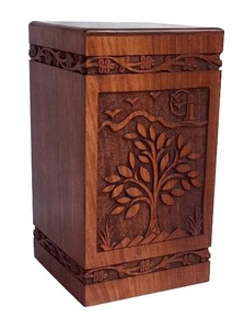 โกศใส่ศพทำจากไม้สำหรับงานศพของผู้ใหญ่เพศชายเพศหญิงทันสมัยโกศตกแต่งสำหรับงานศพสไตล์อเมริกัน - Product Image 2