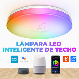 Lampada da Soffitto LED RGB 24W Intelligente con Wi-Fi per Casa - Product Image 3