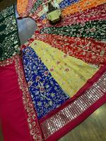 Designer Velvet Lehanga Choli Costume pour les femmes pour les robes de mariage royales 2022 Achats en ligne de Surat India Pakistan