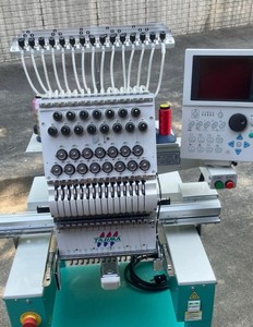 Machine à broder industrielle entièrement automatique pour chapeaux et t-shirts, deux têtes, garantie 1 an, à vendre - Product Image 6