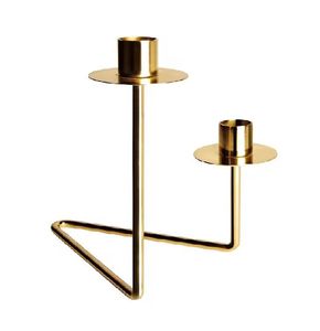 Best Quality Black Colour <b>Candle</b> Pillar <b>Holder</b> Aluminium for Home and <b>Garden</b> Christmas Decor - Product Image 3