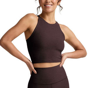 Servicio OEM, Último Diseño, Top de Yoga para Mujer de Alta Calidad, Sin Mangas, Absorbente de Sudor, Spandex, Nailon, Ropa Deportiva - Product Image 6