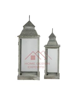 Antique Galvanize Metal Candle <b>Lantern</b> Garden Decor <b>Tall</b> <b>Lantern</b> - Product Image 1