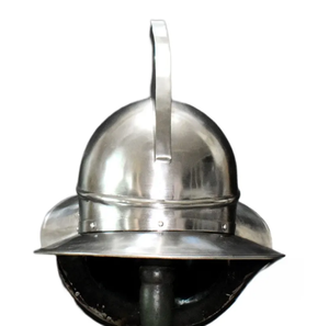 Casque en acier doux pour gladiateur Combat guerrier Costume Cosplay grec Sparte ancien romain corinthien acier - Product Image 2