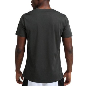 100% coton hommes T-Shirts surdimensionné goutte épaule Design de base impression numérique tricoté Polyester/coton tissu coupe confortable - Product Image 4