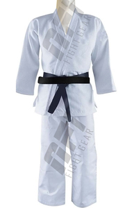 Uniformes de Jiu-Jitsu personnalisables et durables pour le karaté et les arts martiaux, 100% coton unisexe avec logo personnalisé et tissu de 320 g - Product Image 6
