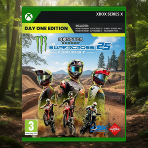 Para Xbox Series Monster Energy Supercross 25 Day One Edition PEGI 3+ Edición del Día de Lanzamiento Software de Juego Edad 3+ 1153952 - Product Image 3