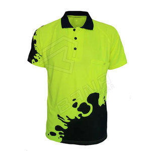 Camisas OEM para hombre Polo Poliéster Spandex Polo Camiseta Hombre Golf Polo Camisetas Logotipo personalizado - Product Image 1