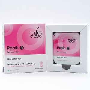 Tiras Orales para el Cabello Popitl Rush, Biotina, Mezcla Bloqueadora de DHT, Vitaminas que Apoyan la Salud y Nutrición del Cabello - Product Image 2