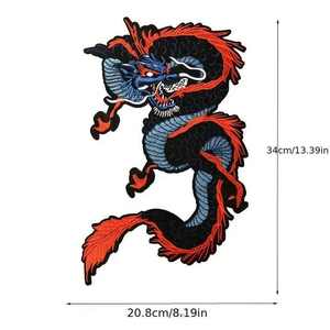 Badges de broderie faits à la main pour manteaux habillés, blazers et décoration de vêtements de mode - Product Image 5