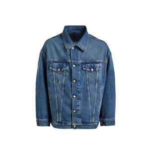 Chaqueta vaquera ajustada para hombre 100% algodón High Street Outerwear con técnicas recubiertas y lavadas para el invierno - Product Image 4