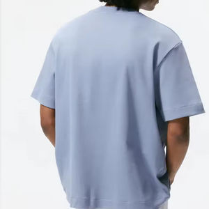 Fabricante de camisetas Boxy, camisetas de gran tamaño de algodón liso en blanco de calidad superior, camisetas boxy de gran tamaño para hombre - Product Image 6