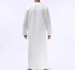Wholesale Modern Style Arabic Saudi <b>Men</b> Jubba <b>Men's</b> <b>Thobe</b> Manufacturer Premium Quality Islamic Clothing Elegant Oem Service - Product Image 2