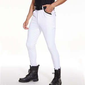 Leggings d'équitation en cuir véritable pour hommes, 6 couleurs, pantalons d'équitation réversibles, coupe ajustée, XS-XL - Product Image 3