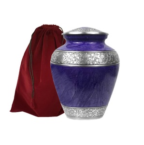 Venta directa de fábrica, urna de cremación de Metal, caja de cenizas en forma de lágrima, suministros funerarios, urnas de aleación para adultos o mascotas con bolsa para almacenamiento Ashe - Product Image 6