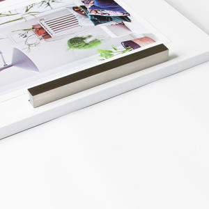 Poignées de meuble encastrées rectangulaires fines en alliage d'aluminium, style moderne et minimaliste, pour commodes et salons - Durables et éco-responsables - Product Image 6