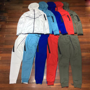 Conjunto Deportivo Casual de Primavera para Hombre, Personalizado, de Alta Calidad, de Algodón, Dos Piezas, Transpirable, con Capucha y Cierre Lateral - Product Image 3