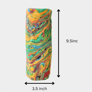 Custom PU golf club head cover for <b>mens</b> design with soft inner plush lining waterproof top and <b>long</b> <b>sock</b> style neck - Product Image 4