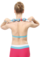 ALLWINWIN MSK109 Bâton de massage - Rouleau de massage musculaire à petites billes pour les jambes