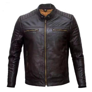 Chaqueta de Motocicleta de Cuero para Hombre, Equipo de Protección, Chaqueta de Carreras, Último Modelo 2026, Chaqueta de Moto para Hombre - Product Image 1