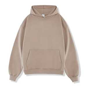 Sweat-shirt à capuche surdimensionné en maille lavée à l'acide, imprimé, lourd, streetwear pour hommes, vintage, fermeture éclair, haute qualité, vente en gros, OEM - Product Image 5