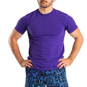 T-shirts en coton 100% de haute qualité pour hommes, impression de logo personnalisée, col roulé, coupe régulière, manches courtes, streetwear en vrac - Product Image 1