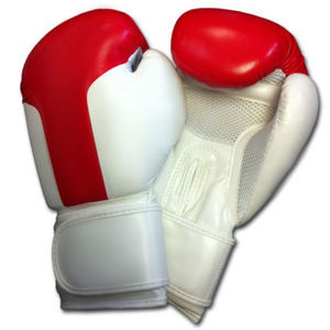 ถุงมือชกมวยหนังคุณภาพสูง ออกแบบโลโก้ได้เอง สำหรับมวยไทย คิกบ็อกซิ่ง MMA ฝึกซ้อม สีแดง ระดับมืออาชีพ กันลื่น ปรับขนาดข้อมือได้ - Product Image 1