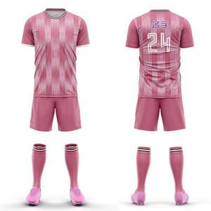 Ensemble d'uniformes de football personnalisés de la meilleure qualité pour hommes, vêtements d'équipe professionnels, maillot et short de football respirants à séchage rapide - Product Image 2