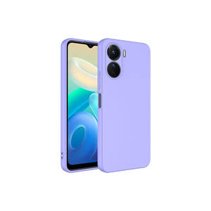 Coque de protection en silicone de qualité supérieure TYGO Mara Lansman Series pour Vivo Y16 Y19, coque de téléphone portable en TPU souple Realme A34-Lila - Product Image 1