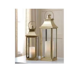 Antique Design Vintage Rustic Metal Candle Holder SET 2 Modern <b>Glass</b> Decorative for Christmas Weddings Events <b>Other</b> Candle - Product Image 6