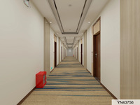Antidérapant luxe 5 étoiles hôtel couloir Axminster couloir tapis mur à mur couleur fluorescente antiparasitaire imprimé tapis