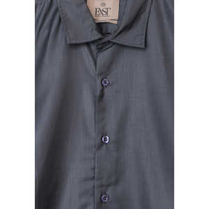 Camisa informal para hombre, 100% algodón, talla ODM, estilo occidental, de un solo pecho, cuello mandarín, cierre abotonado, estilo occidental, - Product Image 1