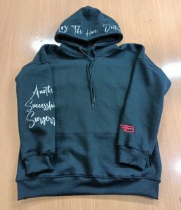 เสื้อฮู้ดดี้โอเวอร์ไซส์คุณภาพสูง ผ้าฝ้ายพิมพ์ลายพัฟฟ์ 450 GSM แบบสั่งทำพิเศษ ทรงไหล่ตก - Product Image 2