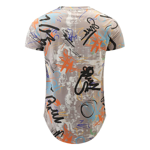 T-shirt personnalisé d'été vierge coupe ajustée 100% pur coton t-shirt de conception de sublimation de qualité supérieure t-shirt imprimé personnalisé - Product Image 3