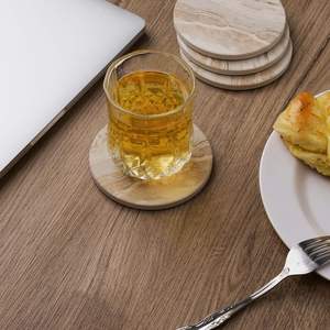 Sous-verres de qualité supérieure pour boissons avec support, élégants et durables, ensemble de protection de table - Product Image 3