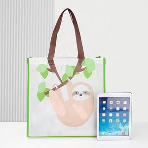 Customizable Non-Woven Shopping Bag with PP Webbing or Non-Woven Handles for Exhibition Supermarket Custom Sizes - Product Image 1